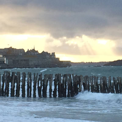 Saint Malo sous l'orage